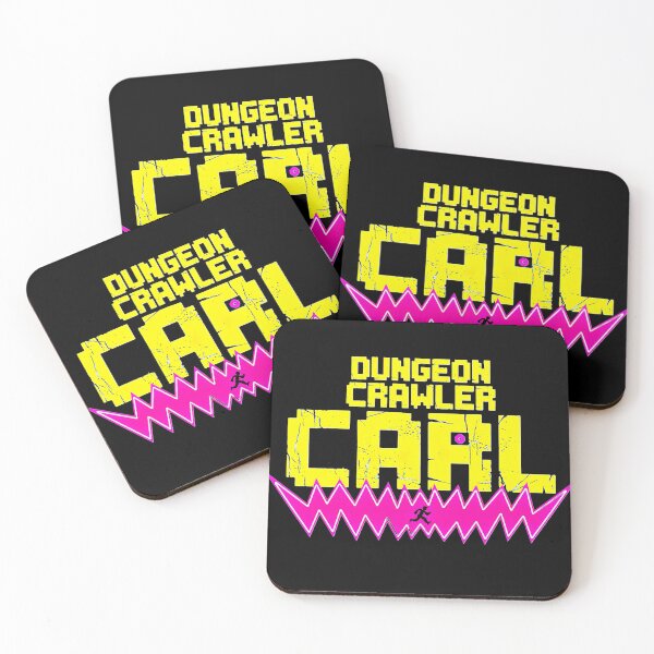 Item preview, Carl, el explorador de mazmorras: tipografía de bloques retro y neón. designed and sold by Wear-X.