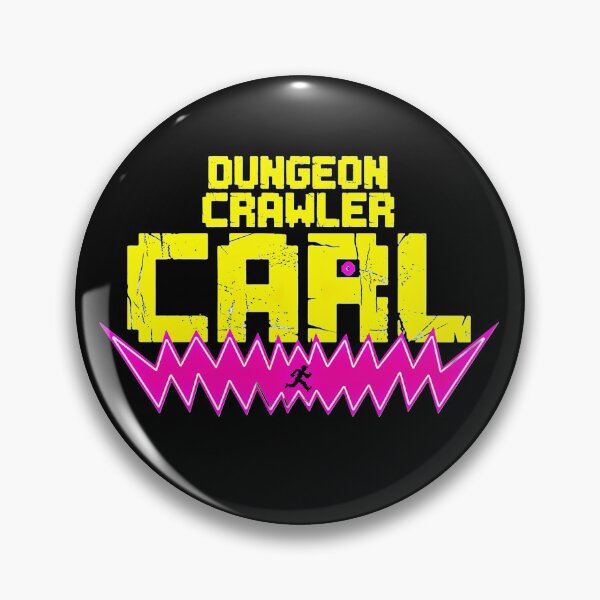 Item preview, Dungeon Crawler Carl - Retro Block Typography & Neon Zap designed and sold by Wear-X.
