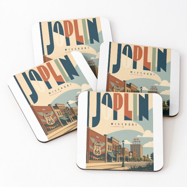 Item preview, Historic Route 66 Downtown Joplin Missouri Fox Theatre Streetscape designed and sold by Aryabek.