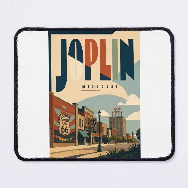Item preview, Historic Route 66 Downtown Joplin Missouri Fox Theatre Streetscape designed and sold by Aryabek.