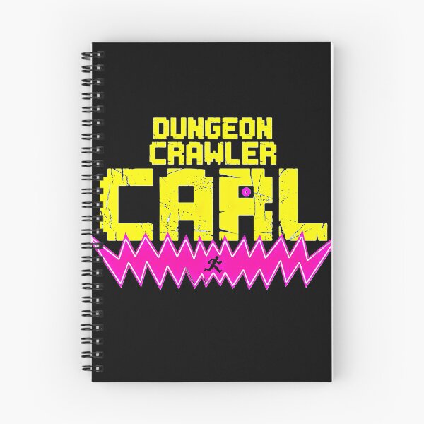 Item preview, Dungeon Crawler Carl - Retro Block Typography & Neon Zap designed and sold by Wear-X.