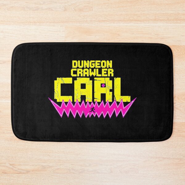 Item preview, Dungeon Crawler Carl - Retro Block Typography & Neon Zap designed and sold by Wear-X.
