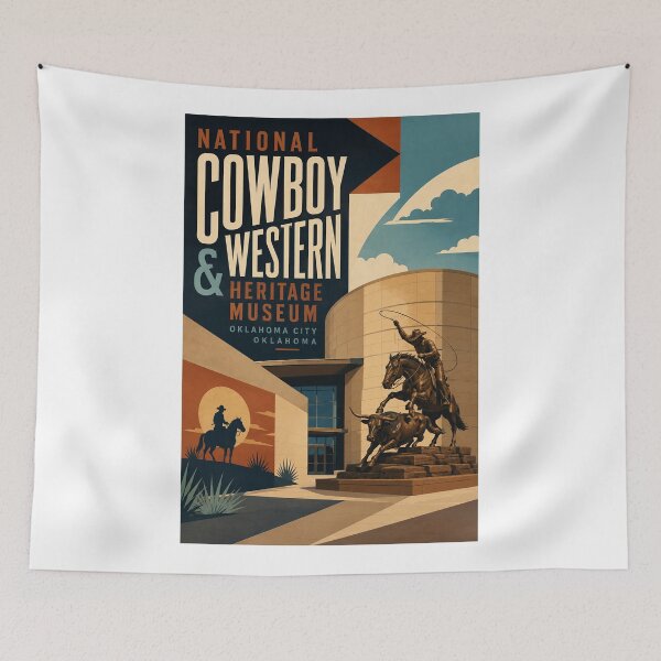 Item preview, National Cowboy and Western Heritage Museum Oklahoma City Oklahoma Landmark designed and sold by Aryabek.