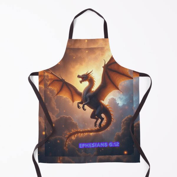 Item preview, Majestic Cosmic Dragon – Ephesians 6:12 Fantasy Artwork designed and sold by TetelestaiWeave.