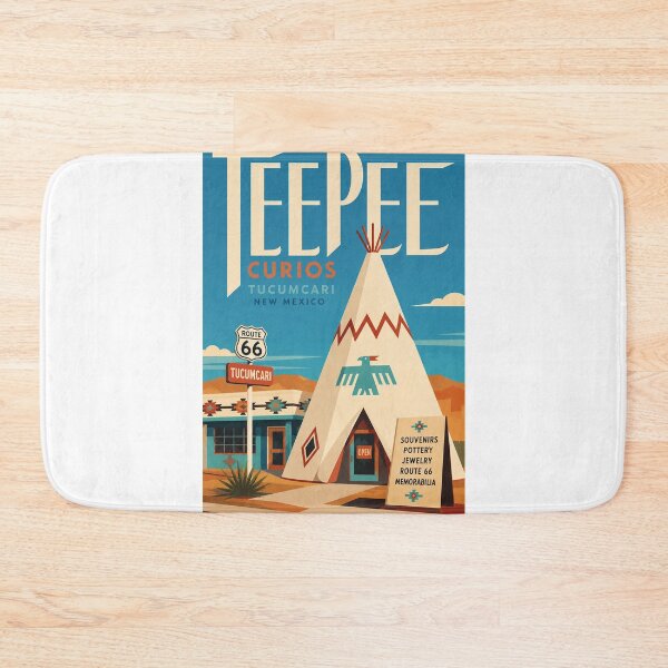 Item preview, Tee Pee Curios Tucumcari New Mexico Route 66 Landmark designed and sold by Aryabek.