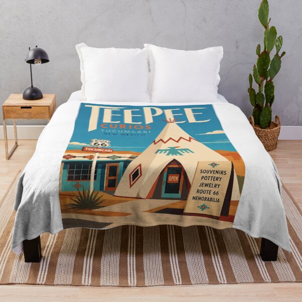 Item preview, Tee Pee Curios Tucumcari New Mexico Route 66 Landmark designed and sold by Aryabek.