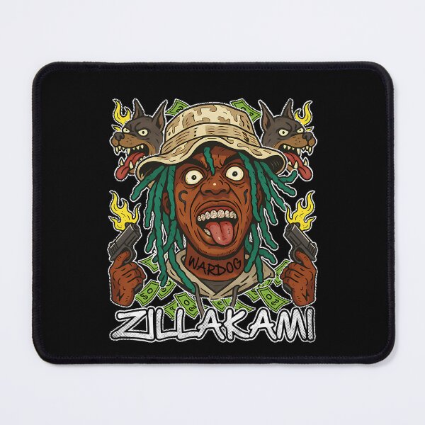 Item preview, Male Rapper With Green Dreadlocks designed and sold by HEADRUSHLONDON.