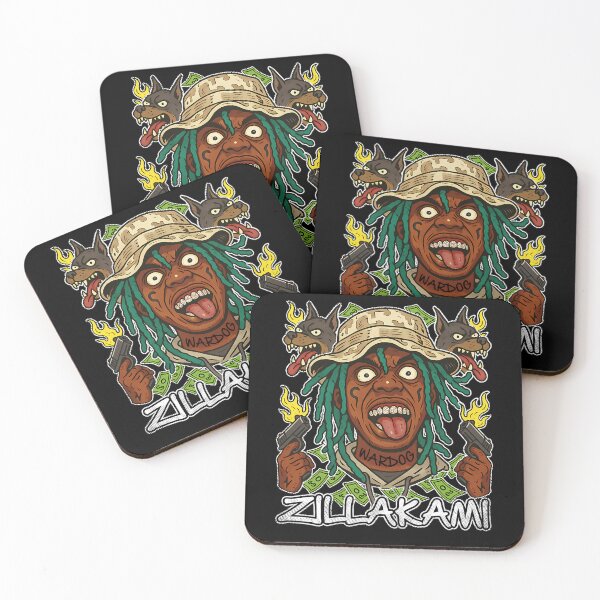 Item preview, Male Rapper With Green Dreadlocks designed and sold by HEADRUSHLONDON.