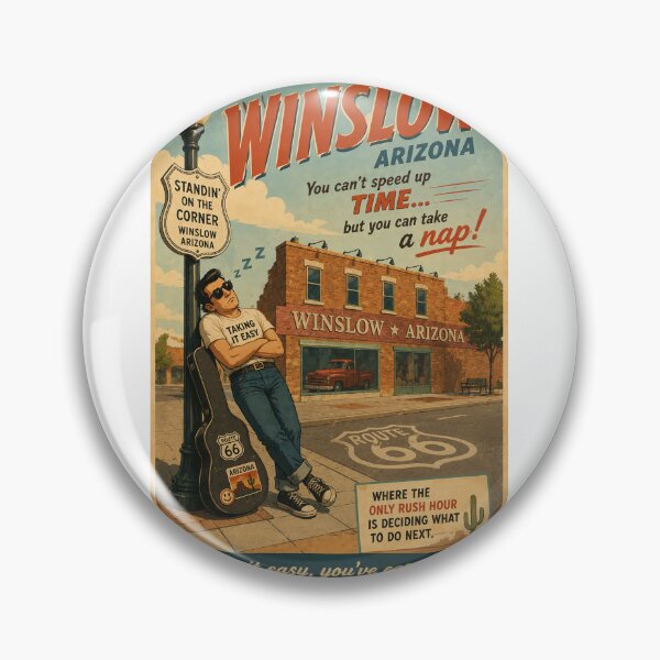 Item preview, Winslow Arizona Standin on the Corner Route 66 Landmark designed and sold by Aryabek.