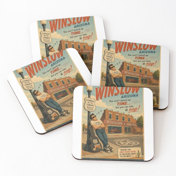 Item preview, Winslow Arizona Standin on the Corner Route 66 Landmark designed and sold by Aryabek.