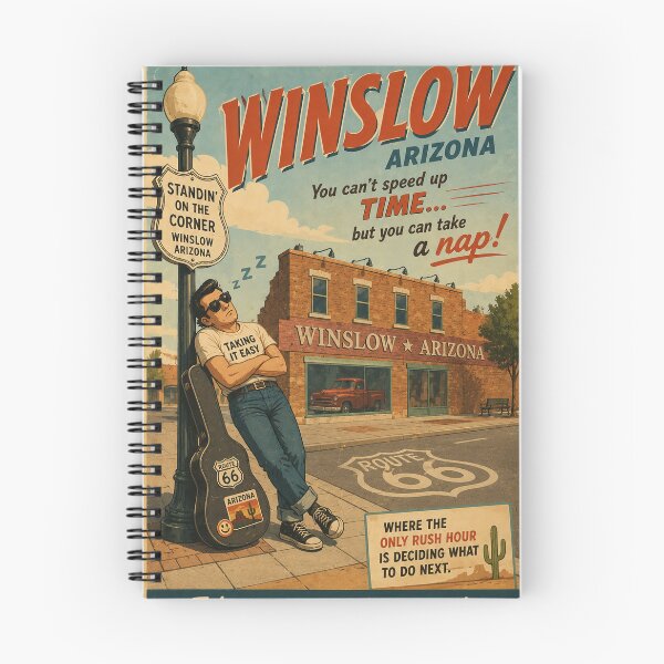 Item preview, Winslow Arizona Standin on the Corner Route 66 Landmark designed and sold by Aryabek.