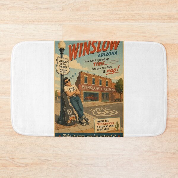 Item preview, Winslow Arizona Standin on the Corner Route 66 Landmark designed and sold by Aryabek.