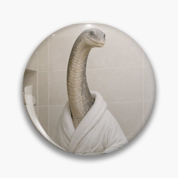Item preview, Cozy Bathrobe Elasmosaurus designed and sold by Sillytoe.