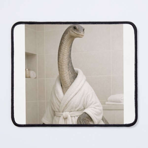 Item preview, Cozy Bathrobe Elasmosaurus designed and sold by Sillytoe.