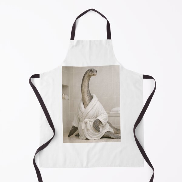 Item preview, Cozy Bathrobe Elasmosaurus designed and sold by Sillytoe.