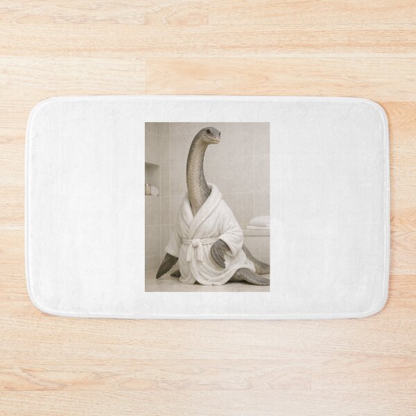 Item preview, Cozy Bathrobe Elasmosaurus designed and sold by Sillytoe.