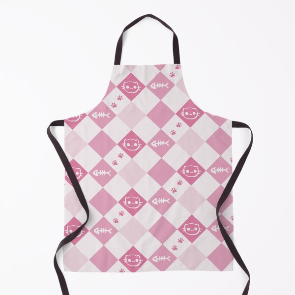 Item preview, Pink cat checkboard pattern designed and sold by xStarGazerx.