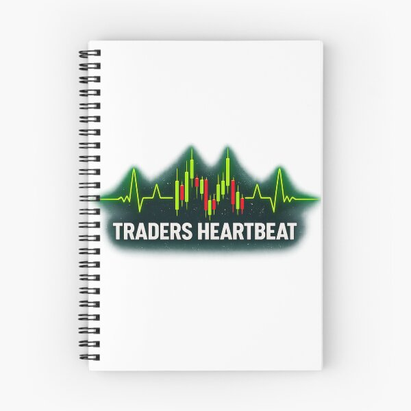Item preview, Traders Heartbeat Candlestick Trading Graphic T-Shirt for Stock Market Traders designed and sold by variant designer.