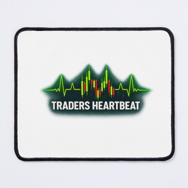 Item preview, Traders Heartbeat Candlestick Trading Graphic T-Shirt for Stock Market Traders designed and sold by variant designer.