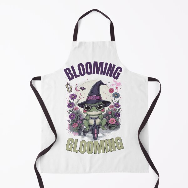 Item preview, Blooming And Glooming Witchy Frog Cottagecore Goth Floral designed and sold by BellabdO.