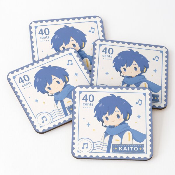 Item preview, kaito vocaloid postage stamp designed and sold by lilypadblue.