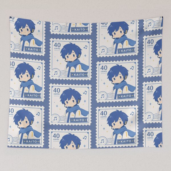 Item preview, kaito vocaloid postage stamp designed and sold by lilypadblue.
