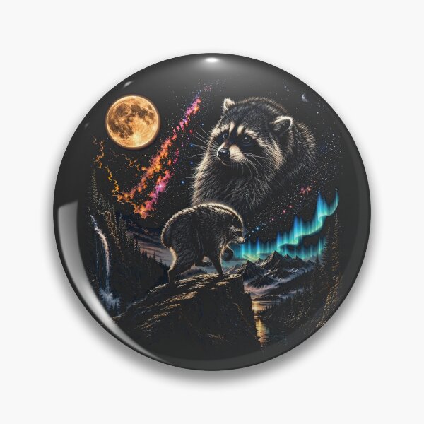 Item preview, Jimothy Raccoon howling at the moon designed and sold by oliviamaer.