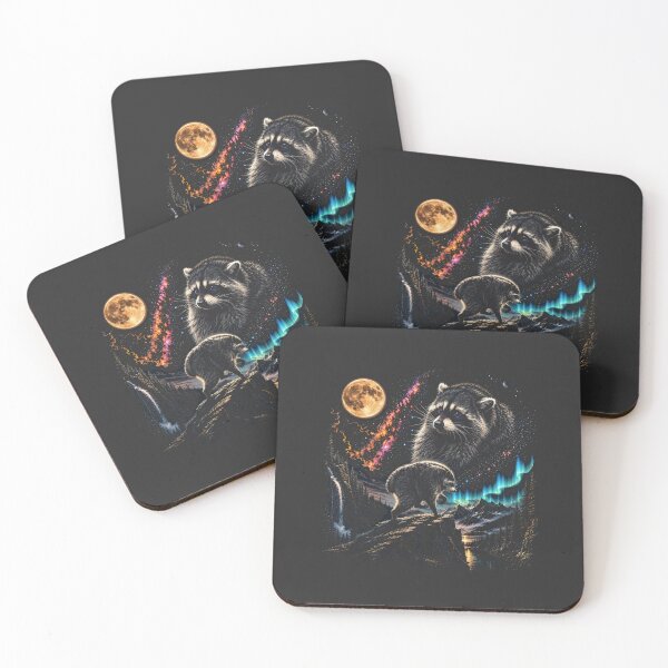 Item preview, Jimothy Raccoon howling at the moon designed and sold by oliviamaer.