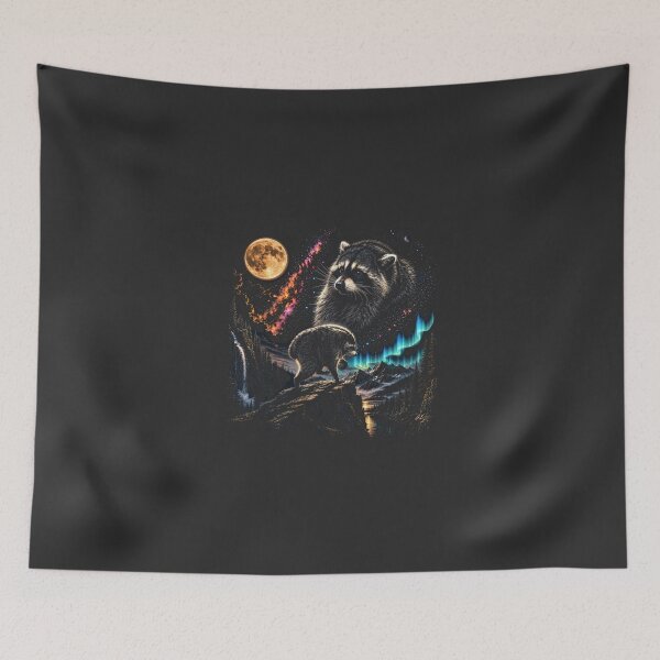 Item preview, Jimothy Raccoon howling at the moon designed and sold by oliviamaer.