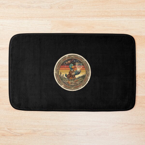 Item preview, Retro Medieval Page Duck Hologram Vintage Badge designed and sold by DuckOddity.