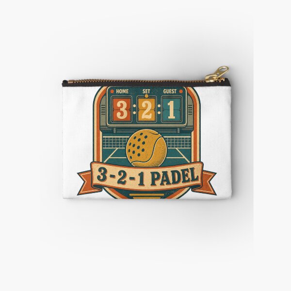 Item preview, 3 2 1 Padel Retro Scoreboard Badge designed and sold by BoosterShop.