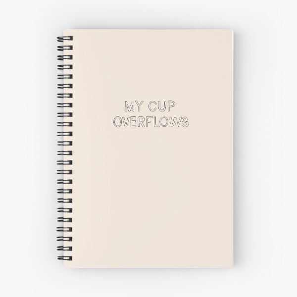 Item preview, My Cup Overflows: Minimalistic Christian Bible Study Decor designed and sold by oneofthesedayys.