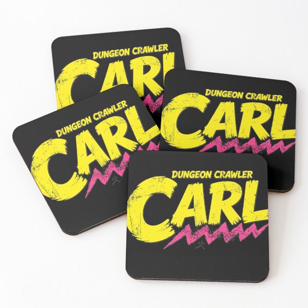 Item preview, Carl, el explorador de mazmorras: tipografía con pincel y pulso de neón. designed and sold by Wear-X.