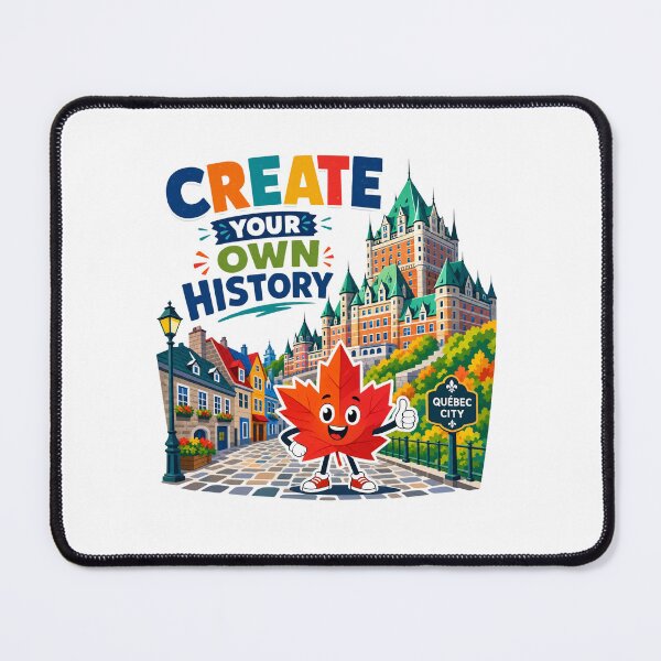 Item preview, Quebec City Old Town – Create Your Own History – Colorful Chateau Frontenac Art designed and sold by bobscraze.