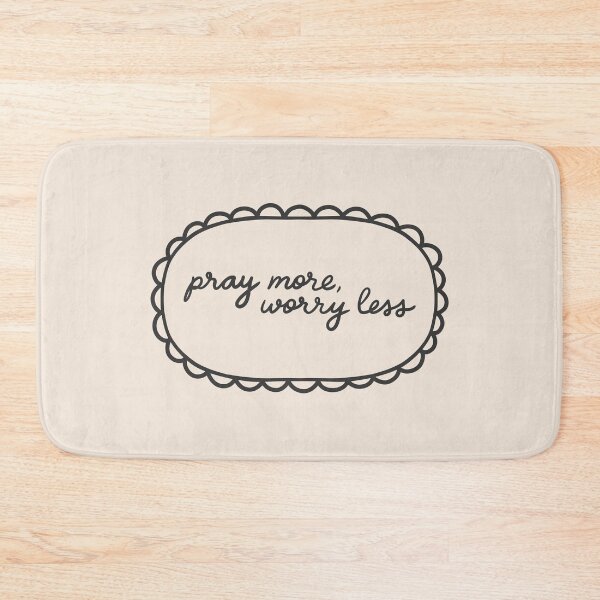Item preview, Pray More Worry Less: Boho Minimalistic Christian Bible Study Decor designed and sold by oneofthesedayys.