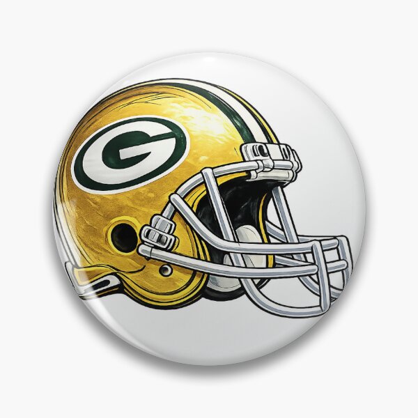 Item preview, Green Bay Packers NFL Helmet Logo Drawing designed and sold by Luke Foran Sports Art.