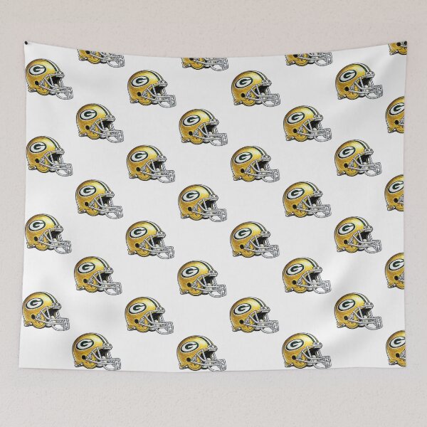 Item preview, Green Bay Packers NFL Helmet Logo Drawing designed and sold by Luke Foran Sports Art.