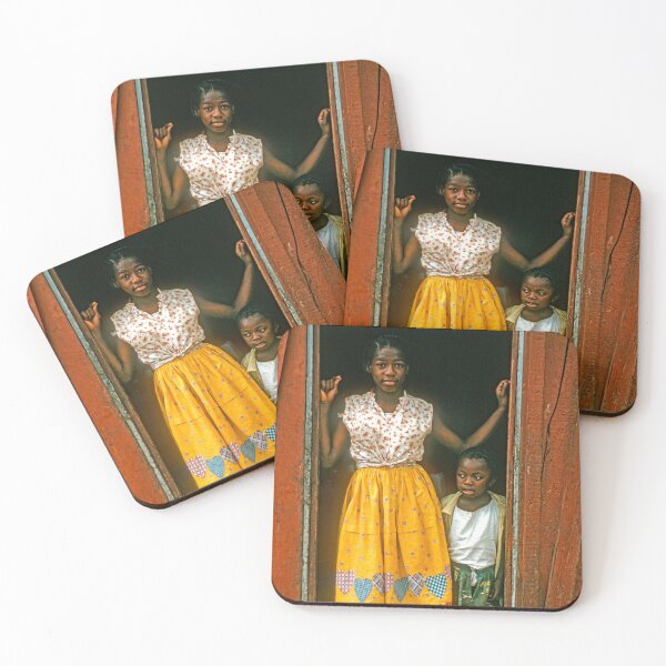 Item preview, St. Croix, Virgin Islands, 1960, Children in an Old Clapboard House Doorway  designed and sold by AMacGPhilly.