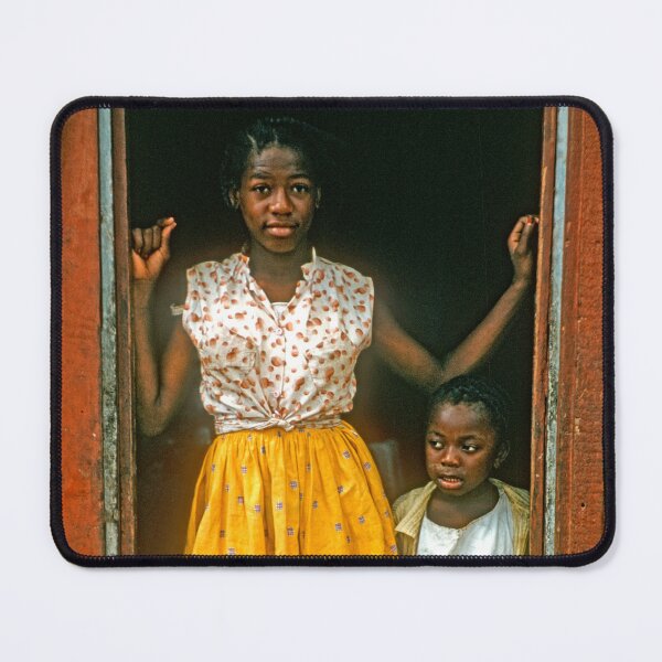 Item preview, St. Croix, Virgin Islands, 1960, Children in an Old Clapboard House Doorway designed and sold by AMacGPhilly.
