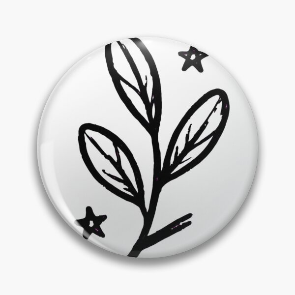 Item preview, Simple Line Art Leaves And Stars designed and sold by Myxcriative1.