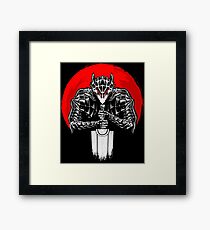 Black Swordsman Framed Print