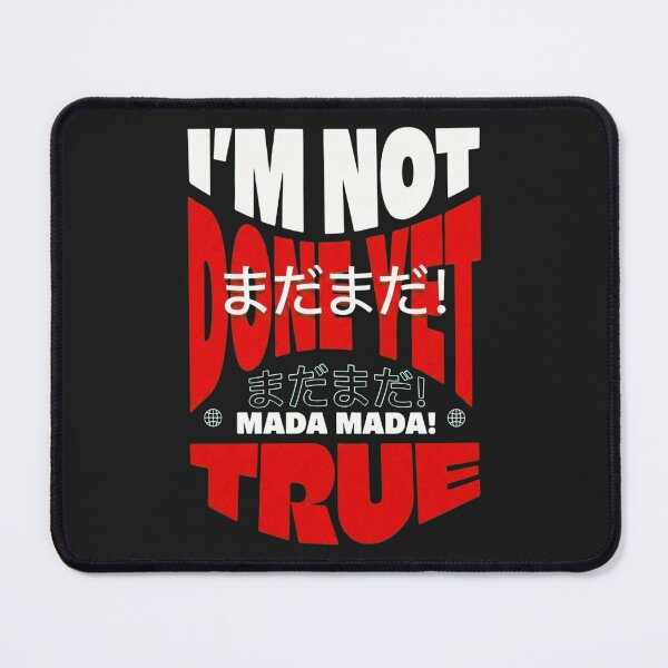 Item preview, Bold Dark Anime Asta Im Not Done Yet designed and sold by Numair Baig.