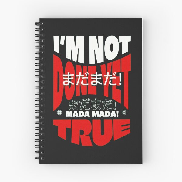 Item preview, Bold Dark Anime Asta Im Not Done Yet designed and sold by Numair  Baig.