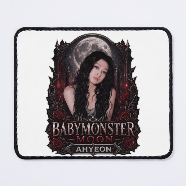 Item preview, BABYMONSTER Ahyeon Vampire Ace Blood Moon Artwork designed and sold by Valereekmerch.