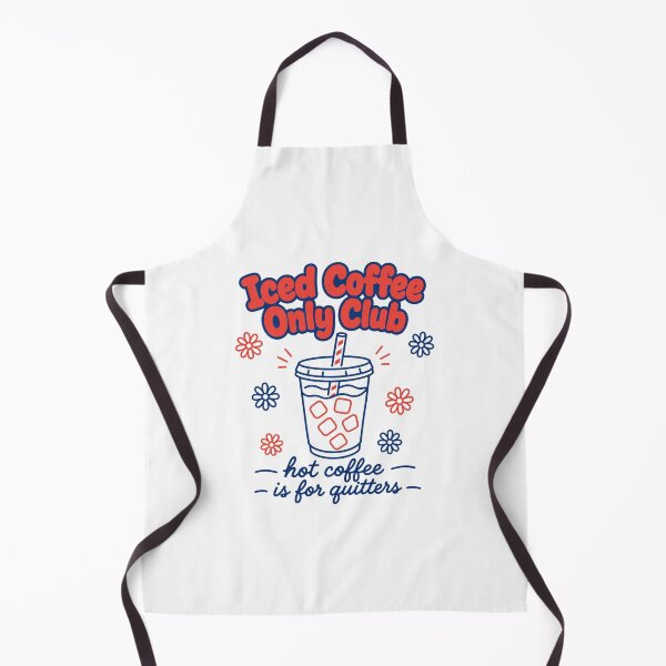 Item preview, Iced Coffee Only Club Hot Coffee Is For Quitters designed and sold by ElcastDesigns.