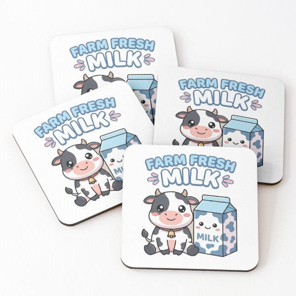 Item preview, Cute Farm Fresh Milk Kawaii Cow designed and sold by morning sun.