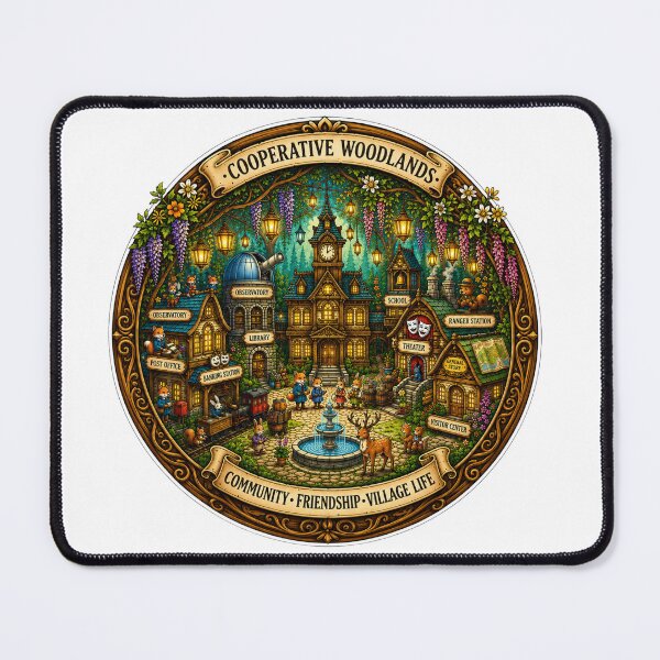 Item preview, Cooperative Woodlands | Fantasy Woodland Village | Cozy Storybook Community | Enchanted Animal Town | Cottagecore Village Life | Whimsical Forest Kingdom designed and sold by MrDev.