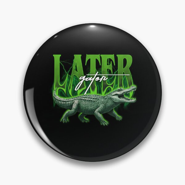 Item preview, Alligator With Green Flame designed and sold by ZoneCoDesigns.