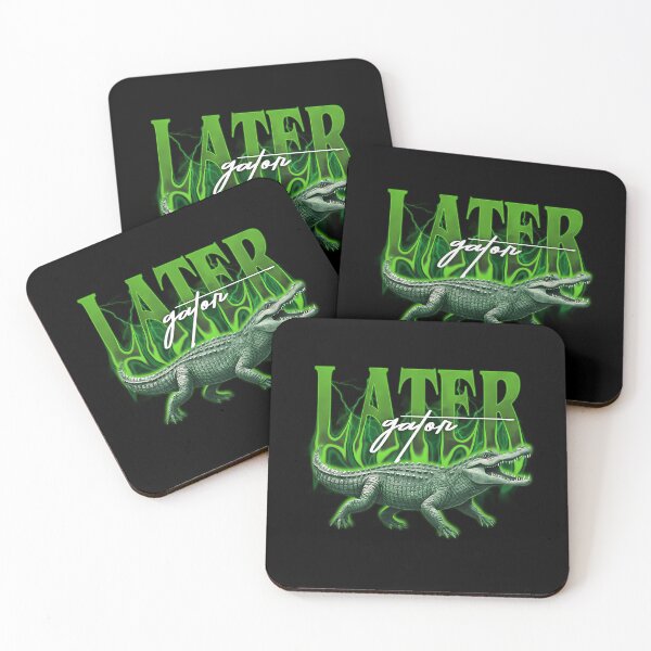 Item preview, Alligator With Green Flame designed and sold by ZoneCoDesigns.