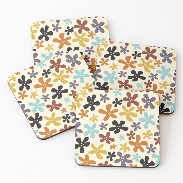 Item preview, Trippy Retro Flowers Burnt designed and sold by jehb.creative.
